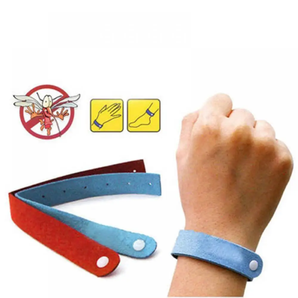 5 шт. репеллент от комаров и насекомых ремешок на запястье регулируемый браслет