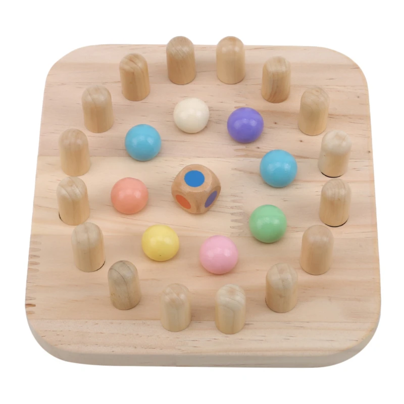 

Kids Party Game Wooden Memory Match Stick Chess Game Fun Block Board Game Educational Color Cognitive Ability Toy For Children