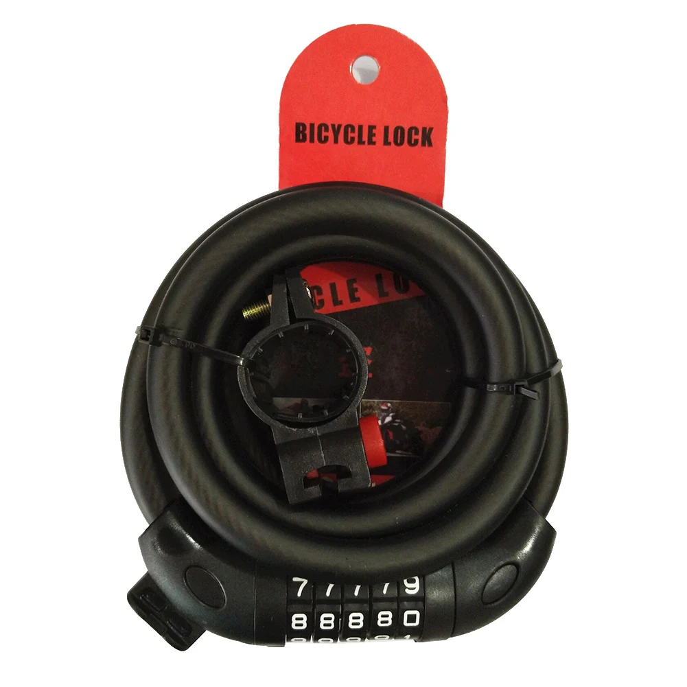 Новый велосипед замок кабель Противоугонные пароли кабельный с 5 значной