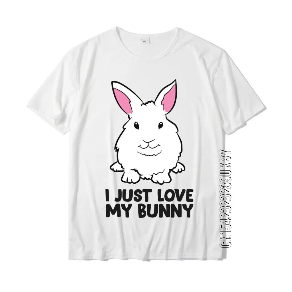 I Just Love My Bunny милый кролик владелец нормальные Топы И Футболки хлопковый Мужской