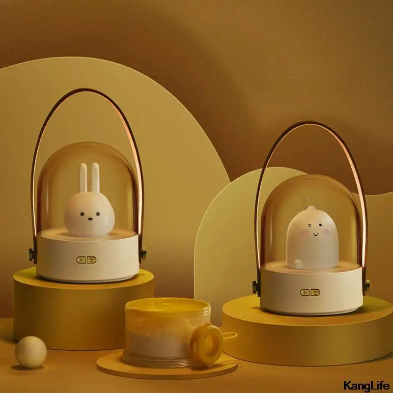 Прикроватная лампа музыкальная портативная с USB-зарядкой и тремя режимами