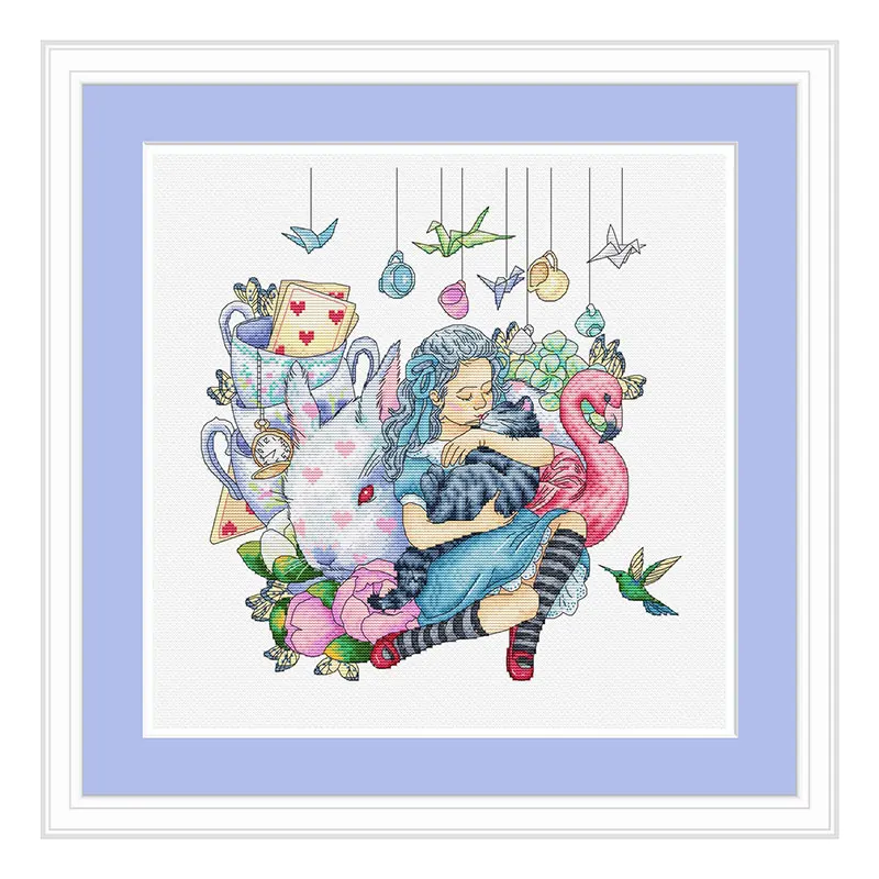 Точная печать Fishxx Набор для вышивки крестом E1148 сказочный мир новый продукт мультяшная ручная вышивка