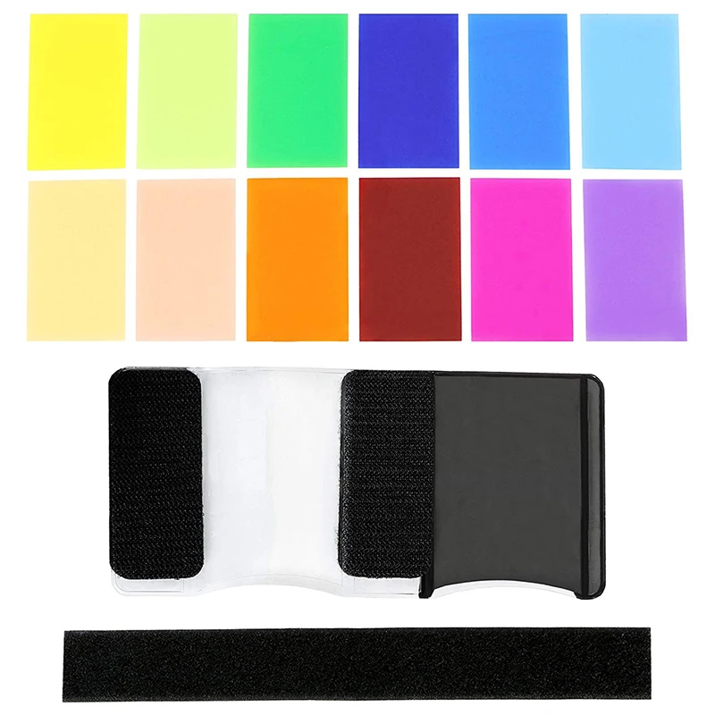 Набор фильтров для фотоаппарата 12 цветов | Электроника