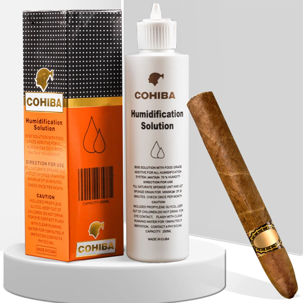 200 мл раствор хьюмидора для хранения сигар коробка пропиленгликоль увлажнитель