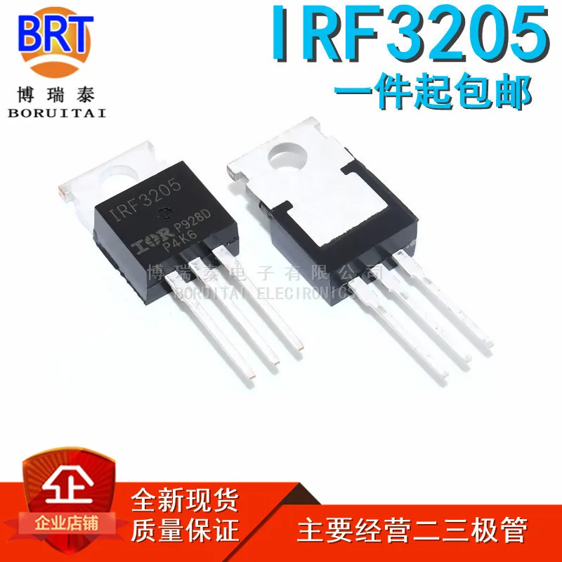10 шт./лот IRF3205PBF TO220 IRF3205 TO 220 HEXFET Power MOSFET Новый и оригинальный IC|Транзисторы| |