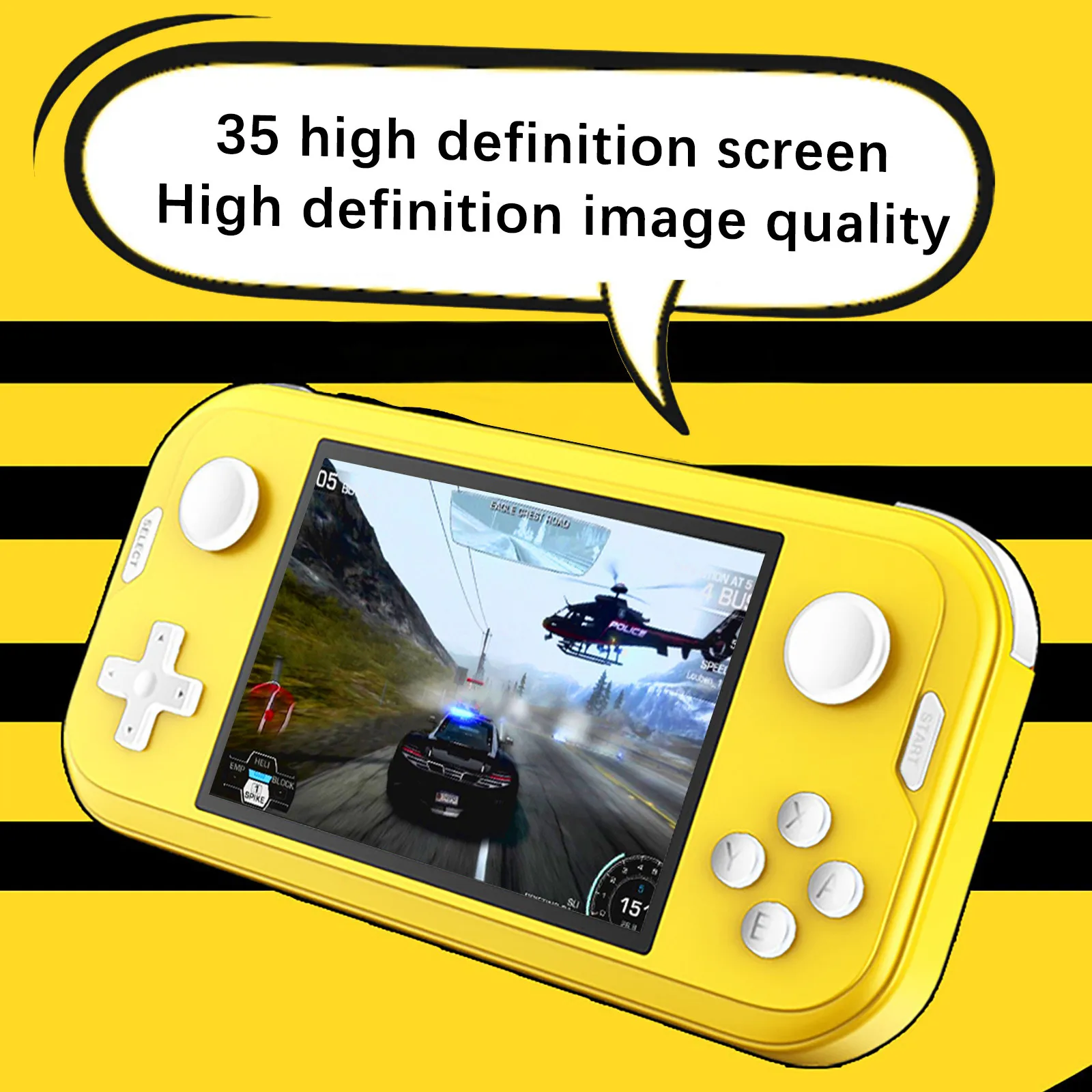 Rs 55 игровая консоль 3 5 дюймовым Hd монитором под управлением Экран Детская