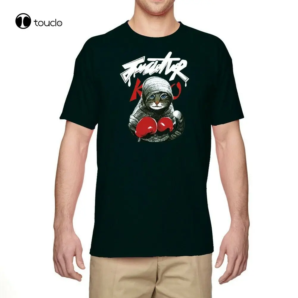 

Men Funny T-Shirt Boxing Cat Graphic Tee Fashion Shirt Cotton Short Sleeve Top Custom Aldult Teen Unisex Digital Printing Xs-5Xl