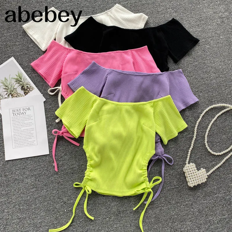 

Женский Асимметричный кроп-топ, сексуальная облегающая Клубная одежда в готическом стиле, весна 2021