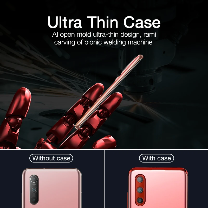 Оригинальный чехол Cafele для телефона Xiaomi MI 10 Pro мягкий Роскошный из ТПУ с покрытием