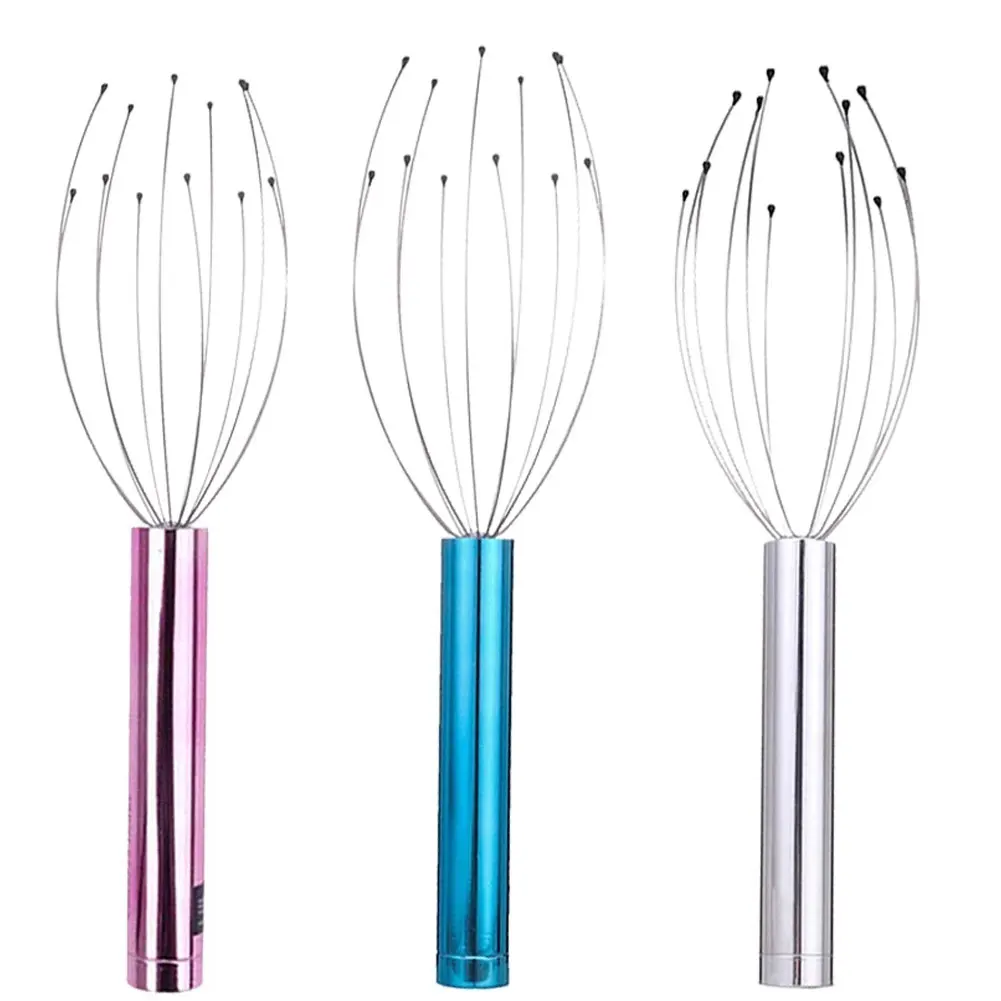 

Electric Head Massager Octopus Relaxation Relief Remove Muscle Tension Tiredness Metal Scalp Body Massager Instrument Tools