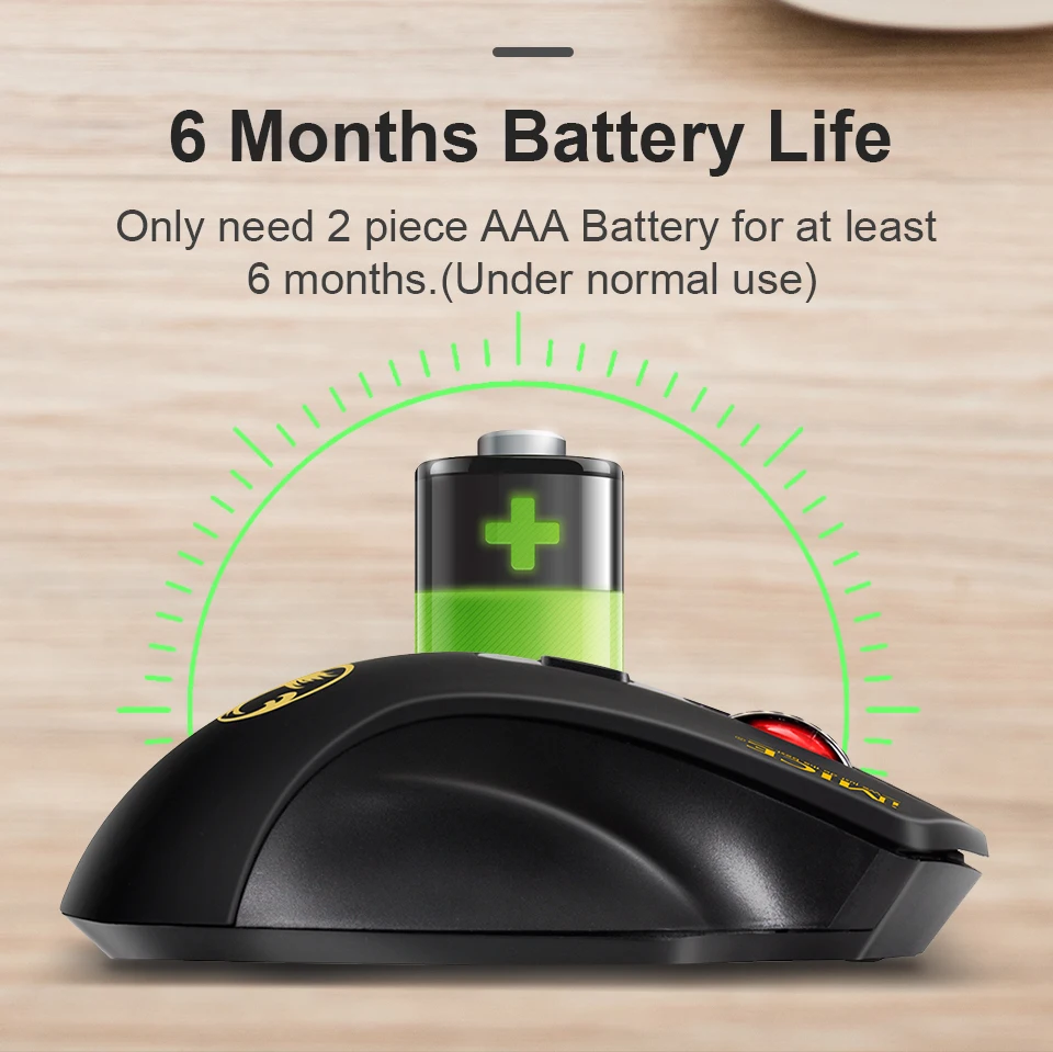 

USB Wireless Mouse 2000DPI USB 2.0 Receiver Optical Computer Mouse 2.4GHz Ergonomic Mice For Laptop PC Sound Silent Mouse