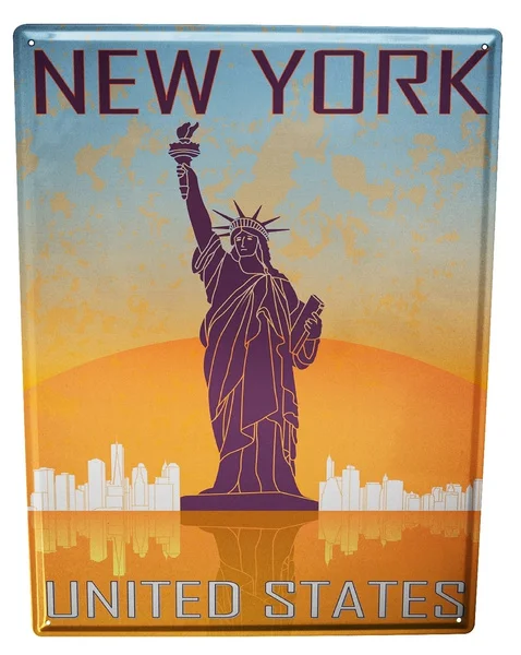 

Tin Sign City New York