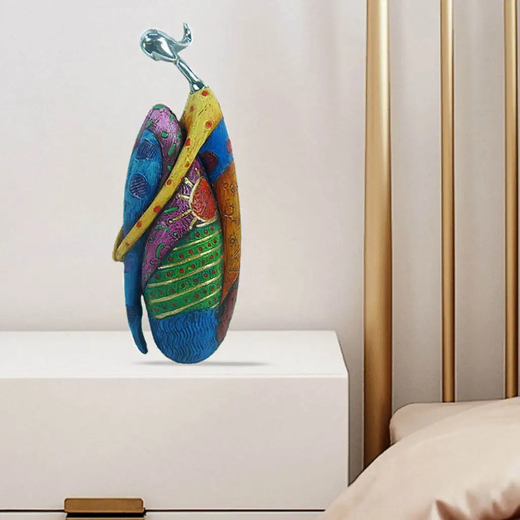 

2 Pcs Oil Painting Abstract Art Women Statue Sculpture for Home Office
