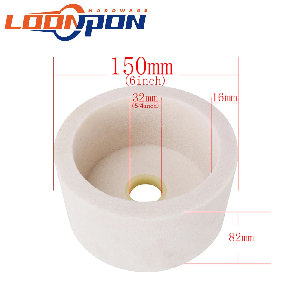 

1 шт., керамическая абразивная чашка, 4/5/6 дюймов