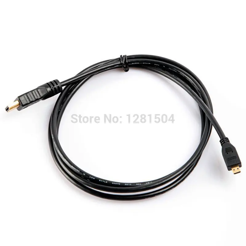Кабель Micro HDMI 1 8 м штекер цифровой A/V для Motorola/Sony Ericsson Fuji F85EXR|micro hdmi to|micro to hdmimicro |