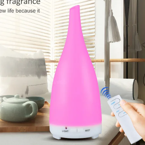 

200ML essential oil diffuser air humidifier cool mist maker aromatherapy 7 color led lights for home fogger with remote control
