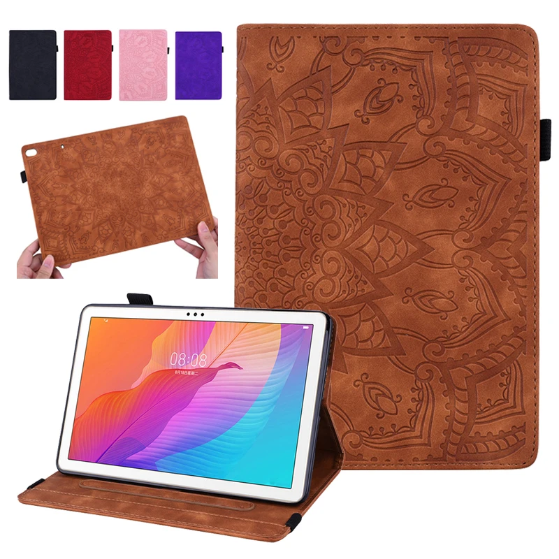 

Case for iPad Pro 12 9 2020 2018 Flower Emboss Wallet Stand Cover Funda for iPad Pro 12.9 inch 2020 2018 Tablet Case