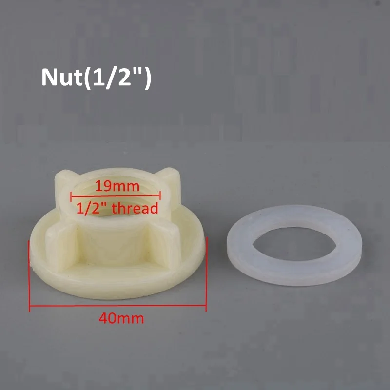 Nuts(1l2) 1 шт. мужской 1/" резьба водопроводный кран кухонный водоразборный кран адаптер орошение сада 16 мм разъем шланга клапан для полива растений - Цвет: Nuts(1l2)