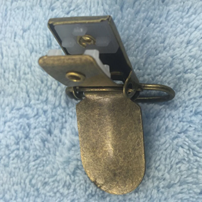 1'' 25 mm New Vintage Metal Antique bronze Suspenders Clip Casual Clothing Accessories for Men and women Paci Clips 50pcs/lot | Дом и