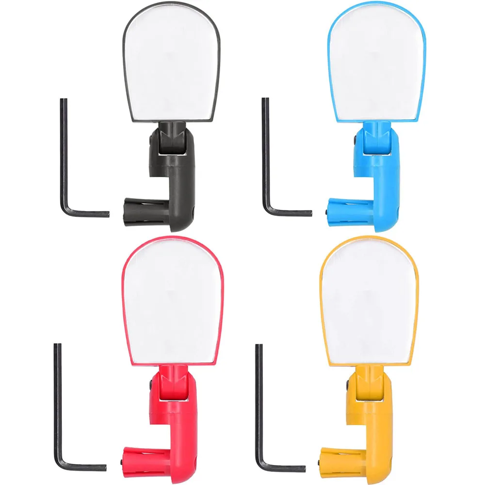 1 шт. универсальные велосипедные зеркала заднего вида с углом поворота 360