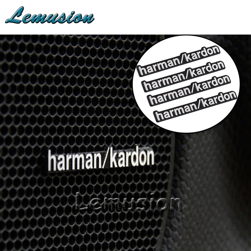 Для Harman Kardon автомобильные аудио видео наклейки для BMW E36 E46 E90 E91 E92 E93 F30 F34 G20 GT Mercedes