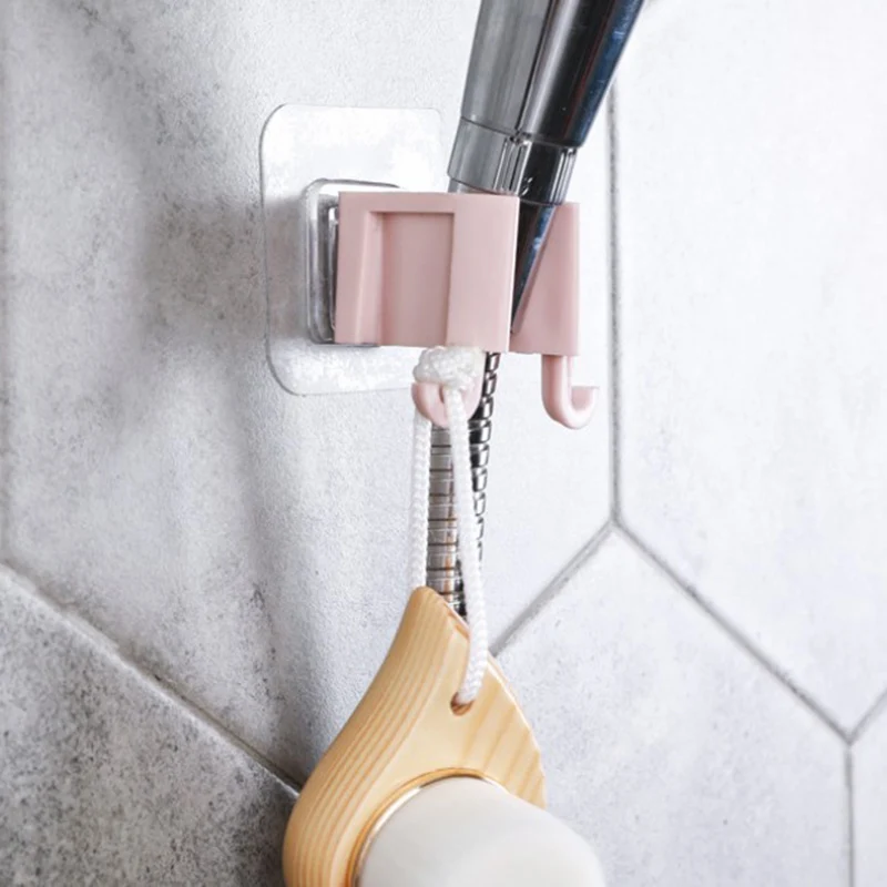 Аксессуары для ванной комнаты держатель душа клейкий фиксированный бесшовный