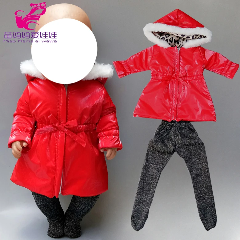

Doll New Clothes Coat Set for 43cm Doll Down Jacket 18" Girl Doll Children Gifts