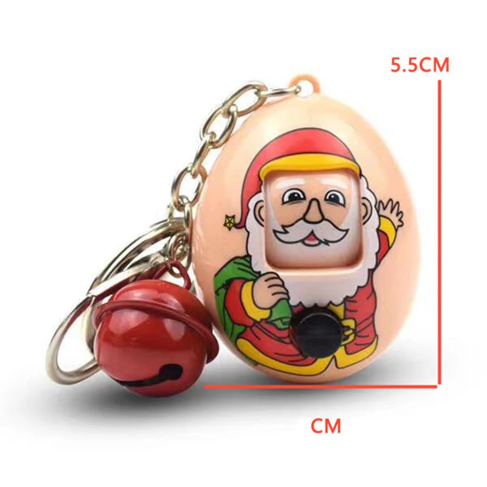 Забавная кукла Санта Клауса брелок для ключей украшение детей подарок 2020