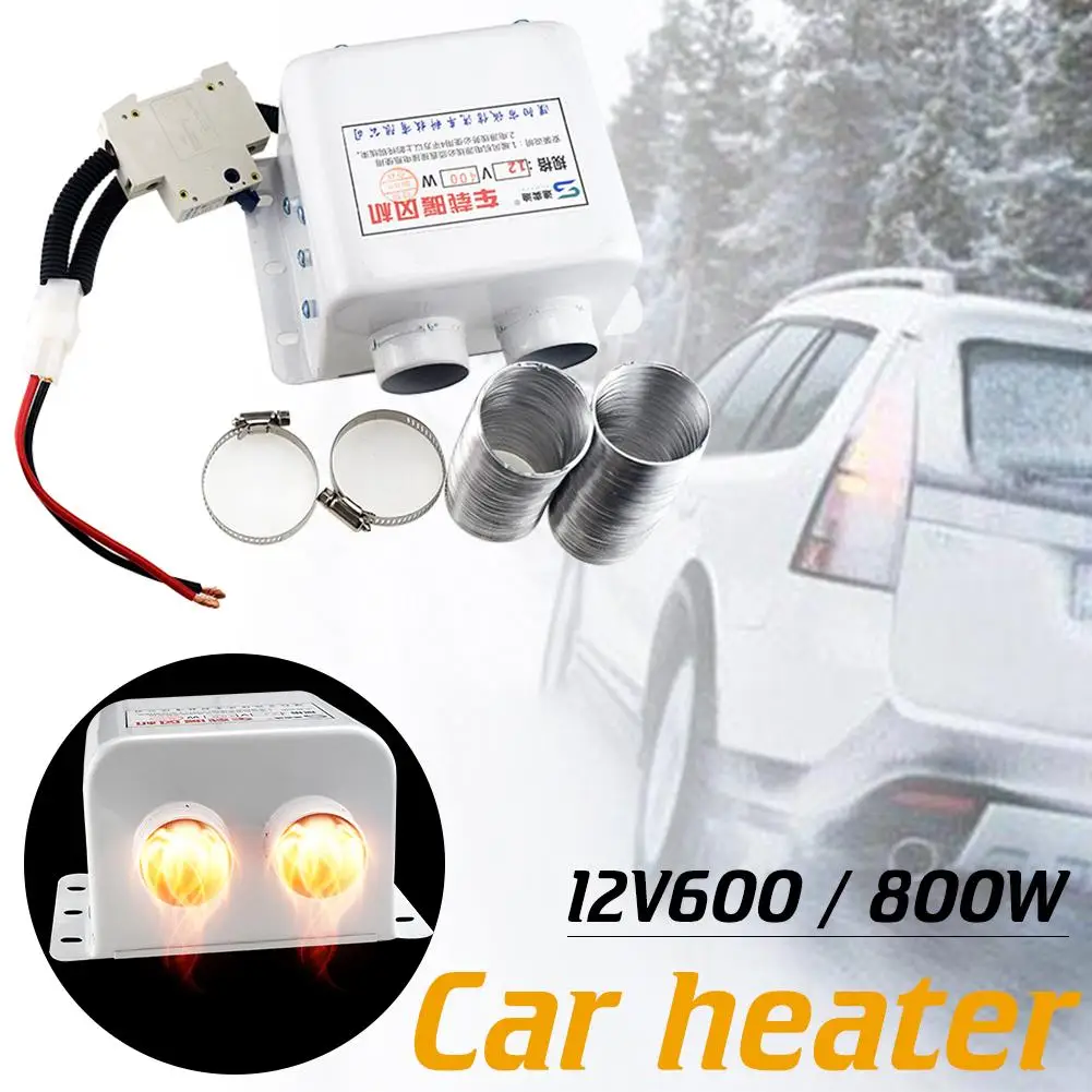 12V Car Heater 600W/800W Car Glass Defroster Window Heater For Winter Auto Air Outlet 2 Warm Dryer In Car Goods Auto Heater images - 6