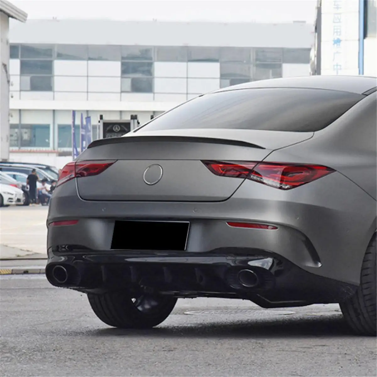

Rear Trunk Spoiler Tail Wing Lip For Mercedes Benz W118 C118 CLA35 CLA180 CLA200 CLA250 CLA45 AMG Line 2019-2021 Glossy Black