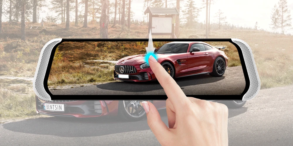 10 дюймов 4G Автомобильный видеорегистратор Камера ADAS Android Dvr авторегистрация с gps-навигацией Full HD 1080P видеорегистратор две камеры s Vehicele