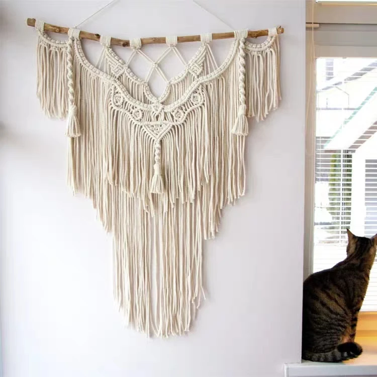 Скандинавский гобелен настенный ручной работы ткань модная спальня