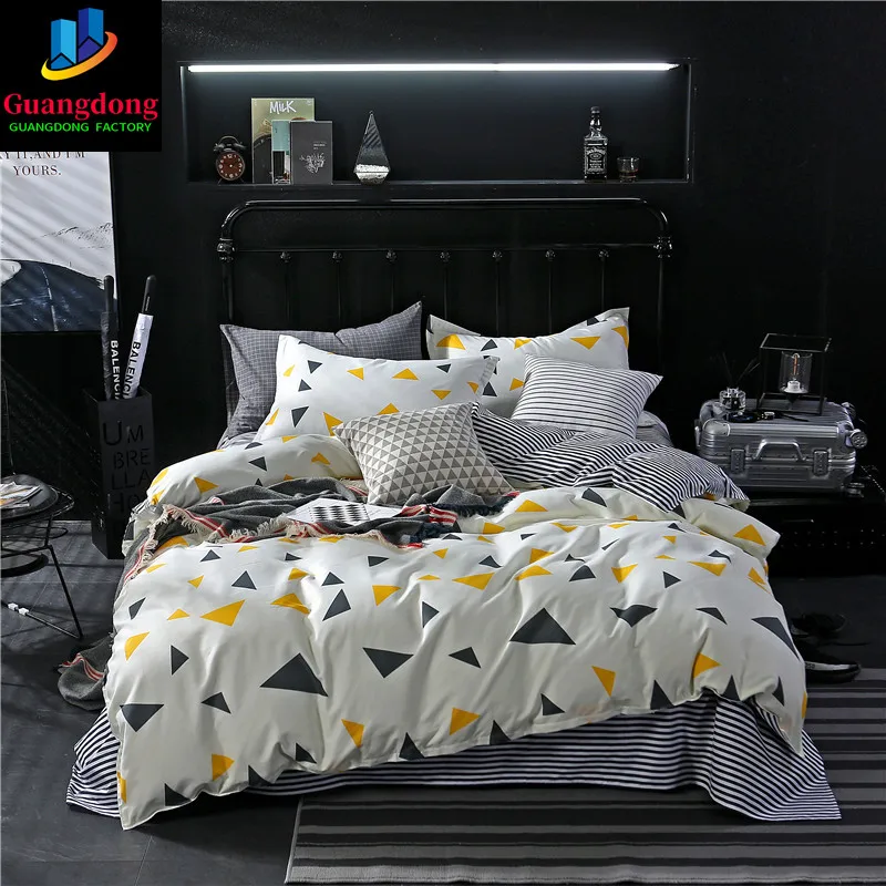 

Geometric Bedding Sets Duvet Cover cartoon Bed Sheets Pillowcases twin queen king quilt Comforter cover Good quality bedclothes