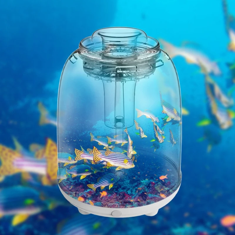 Small Fish Tank Promotes Healthy Environment for Plants and Desktop Betta Neon Etc | Дом и сад