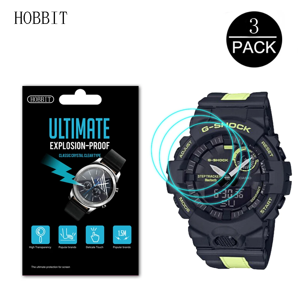 Взрывозащищенная пленка для экрана Casio 3 упаковки защитная с защитой от пузырьков