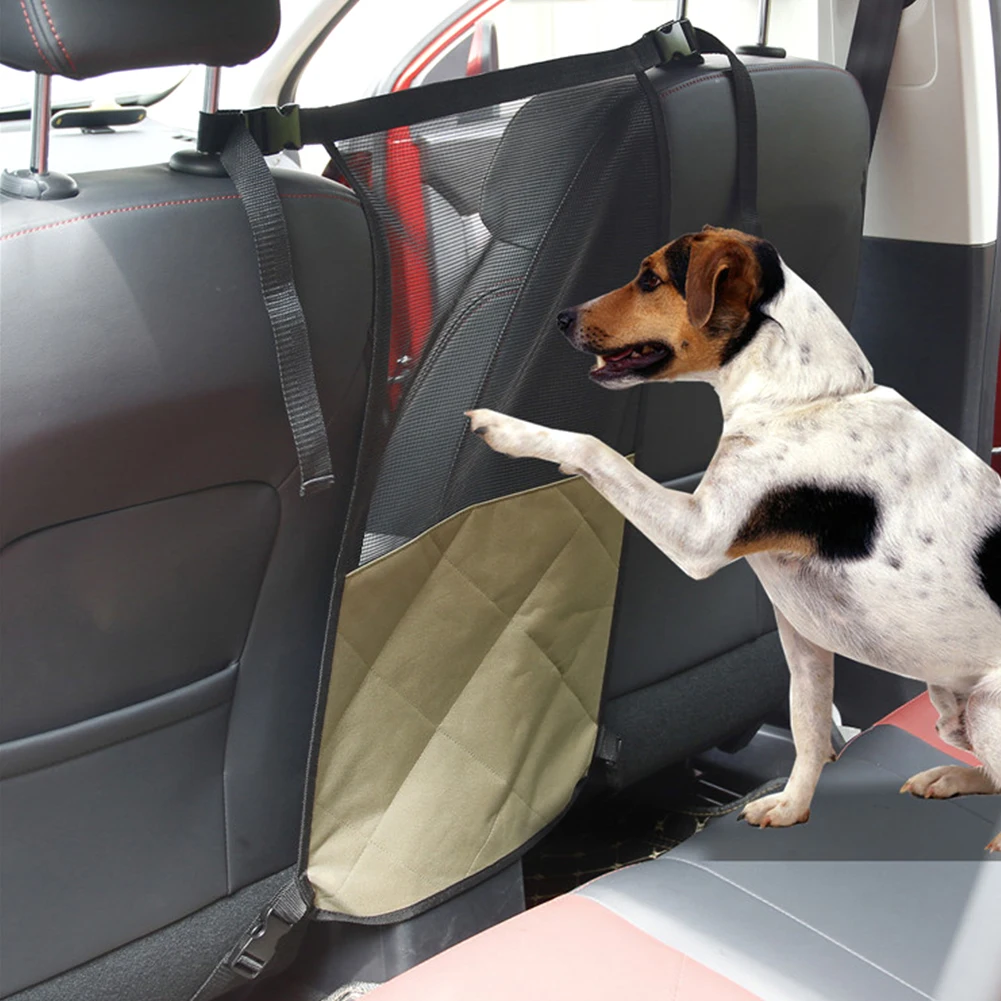 

Travel Fence Auto Universal Safety Interior Rear Seat Mesh Barrier Network Pet Net Vehicle Dog Accessories For Car