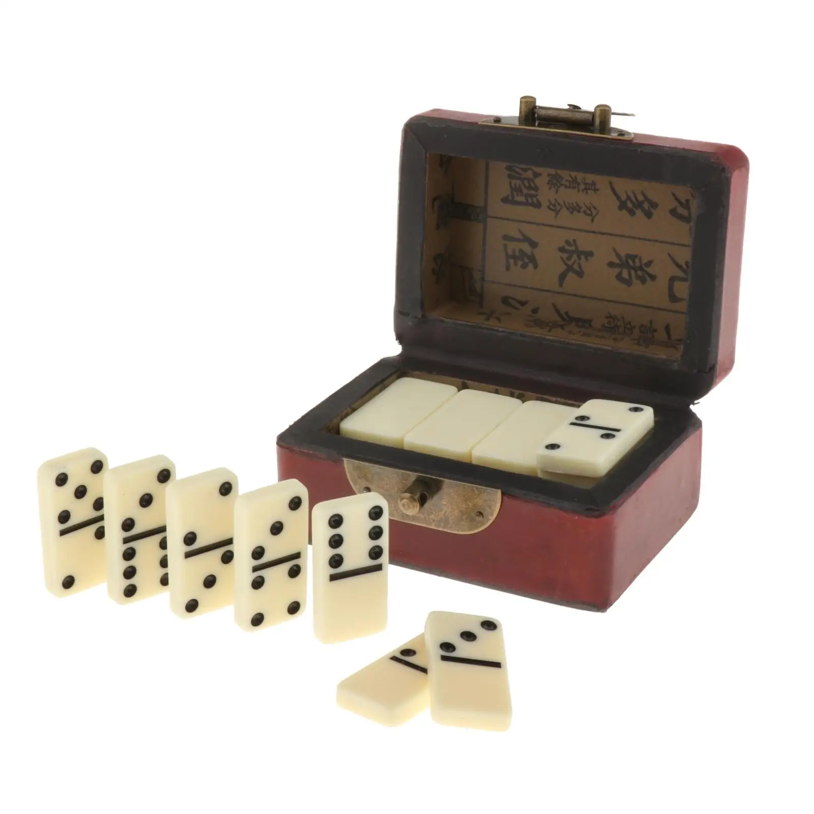 

Набор домино Double Six 28 с ящиком для хранения, традиционные классические развлечения, настольные игры для развлечений и вечеринок
