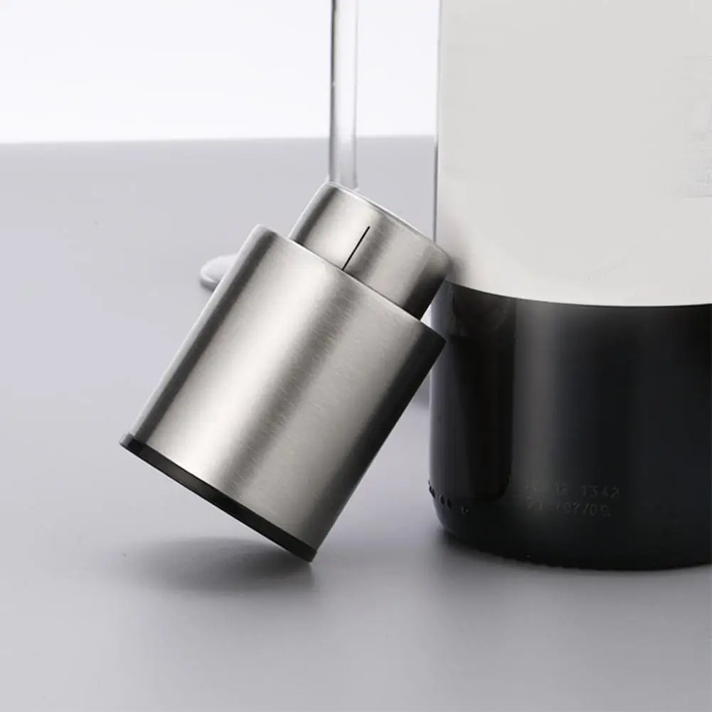 New 1pc Black Vacuum Wine Bottle Stopper Sealed Storage Cork Bar Fresh Keep Barware Cap Tools Y3B6 | Дом и сад