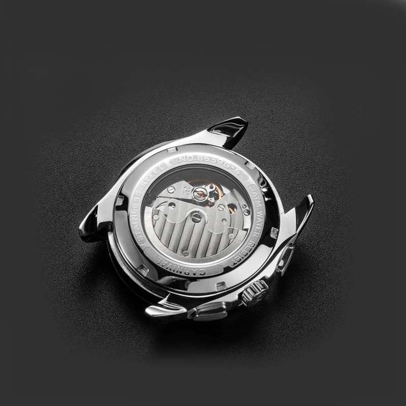 Carnival Luxury Brand Fashion Automatic Sport Watch For Men Waterproof Luminous Calendar Mechanical Wristwatch 2022 Montre Homme enlarge