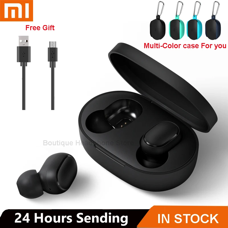 TWS наушники Xiaomi Redmi Airdots Bluetooth 5.0 беспроводные стереонаушники с активным