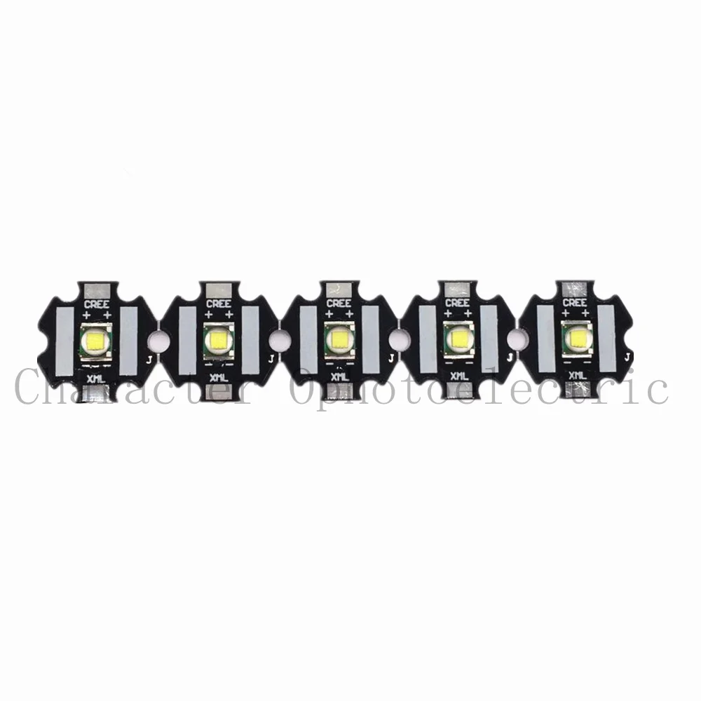 Светодиодный эмиттер Cree XLamp XML U2 T6 10 Вт белый цвет 6000k 6500k с 20 мм базовой платой