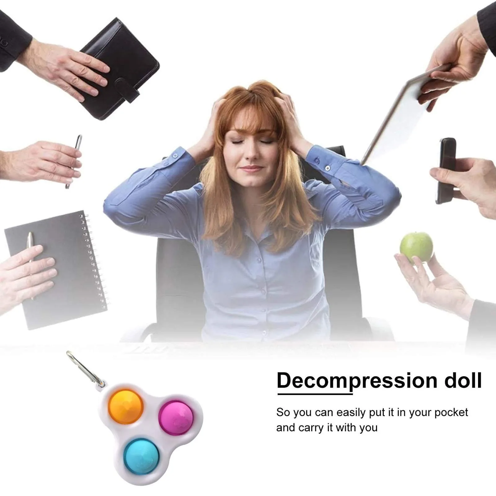 

Fidget Toys Anti Stress Set Stretchy Strings Pops it Popit Gift Pack Adult Children Squishy Sensory Antistress Relief Figet Toys