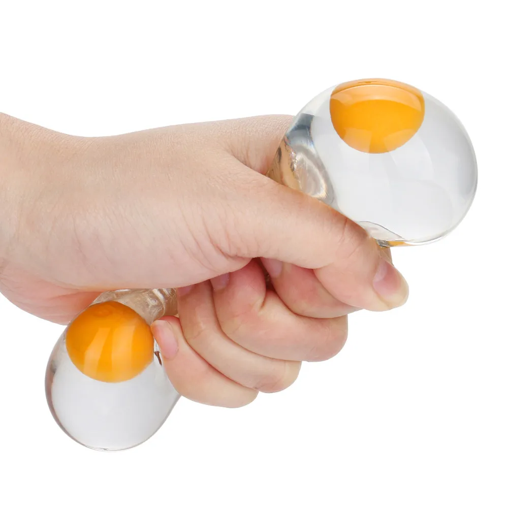 

Child 3pcs Funny Fidget Eggs Popit Stress Relief Toys Novelty Toy Novelty Stress Ball Fun Splat Venting 10ml Vidget Toys