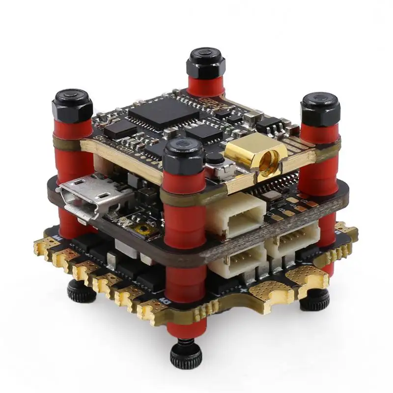 Стабильный Полетный контроллер Geprc Pro F7 с двойным гироскопом и 35 А blheli _ 32 4 в 1 ESC 5 8G