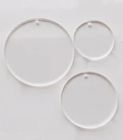 2 clear acrylic keychains blanks for vinyl disc home ornaments jewelry finding charm