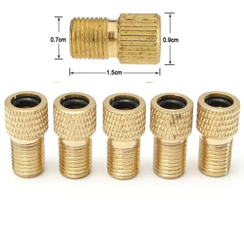 

HOT SALES 5Pcs Presta to Schradered Valve Adaptor Bike Bicycle Pump Tire Inflator Connector