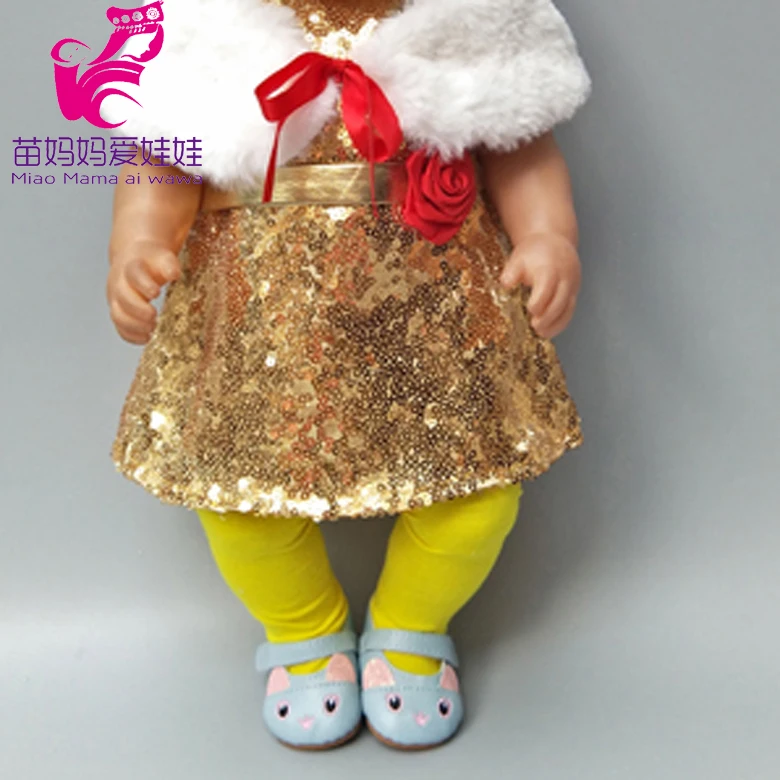 Одежда для кукол реборн 43 см платье шарф леггинсы куклы 17 дюймов|Куклы| |