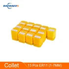 13 шт. ER11 пружинная Цанга 1-7 мм для ЧПУ гравировального Станка токарный станок фрезеровочный инструмент