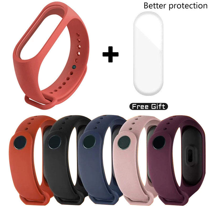 

Ремешок силиконовый сменный для Xiaomi Mi Band 6 5 3 4