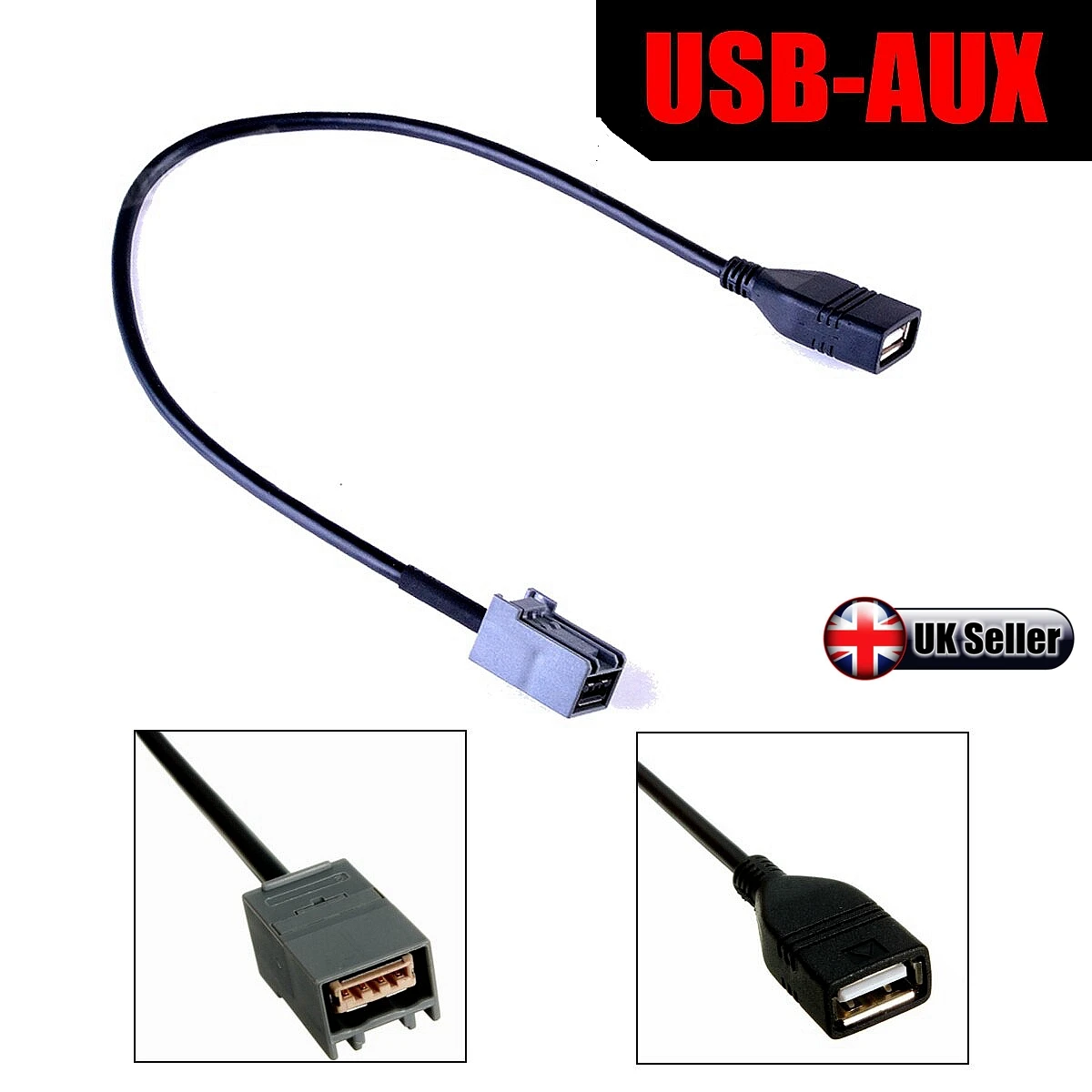 Aux USB кабель адаптер женский порт Удлинительный провод для Honda Civic Jazz CR V Accord стерео